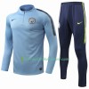 Manchester City Sweatshirts Anzüge Blau 2018-2019